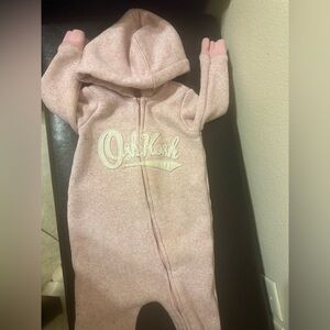 OshKosh B'gosh Pink Hooded One Piece